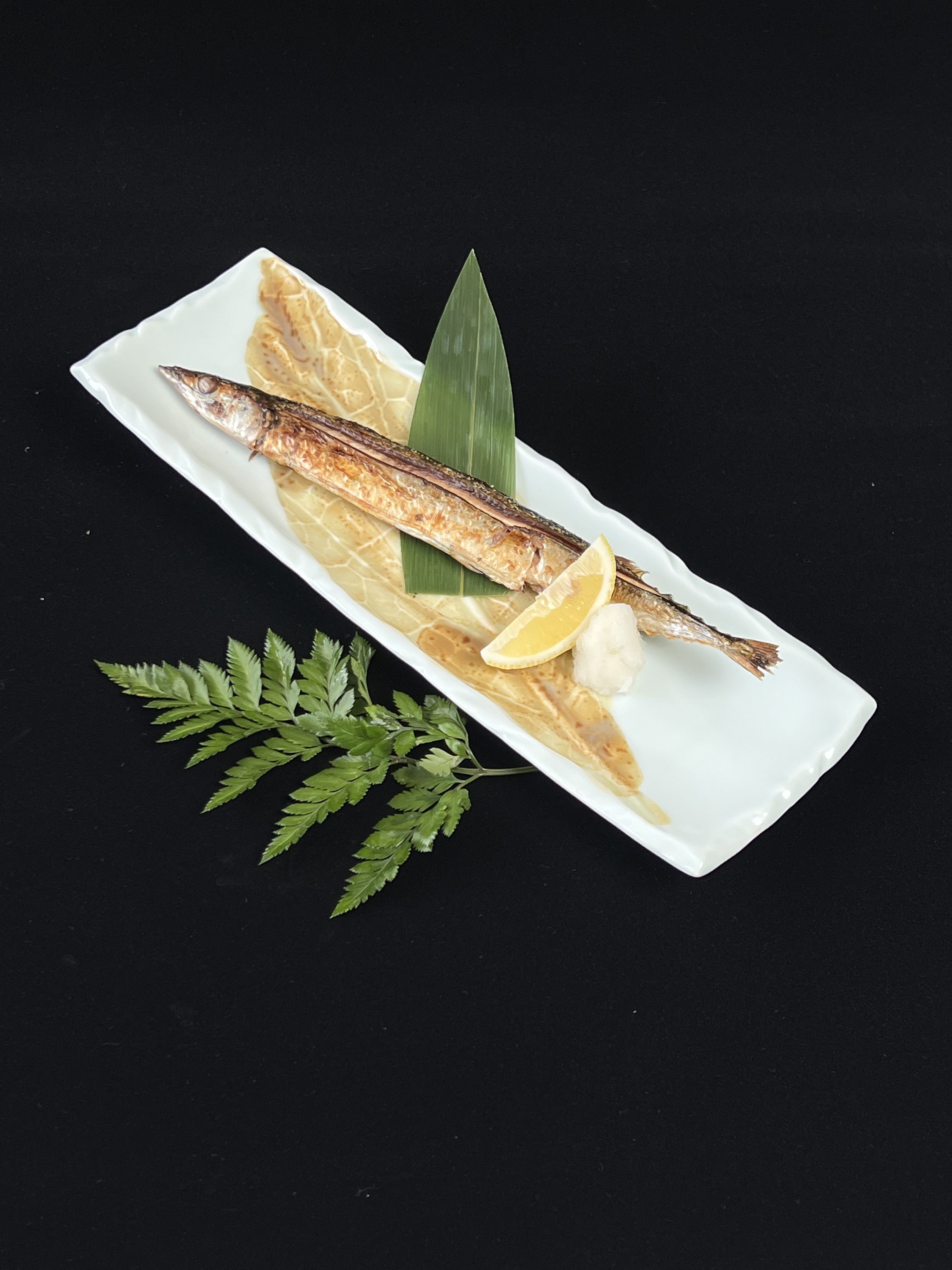 北海道产秋刀鱼盐烤